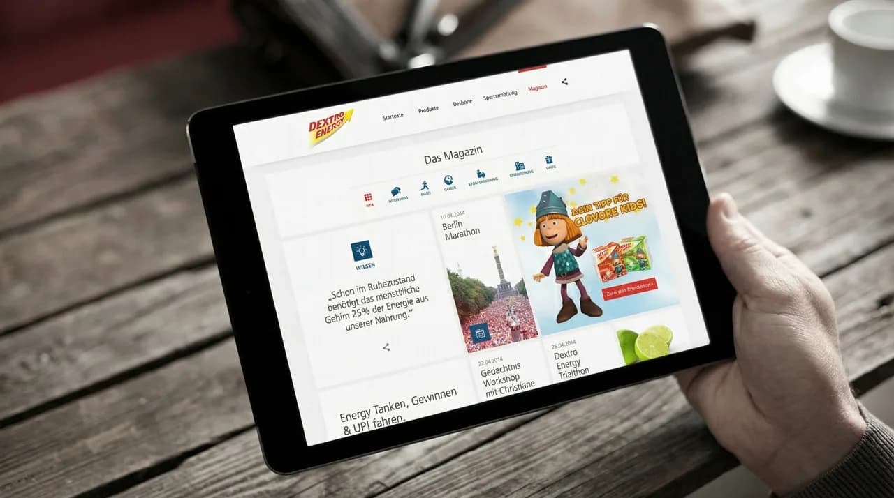 Renewal of digital communication for a traditional brand.