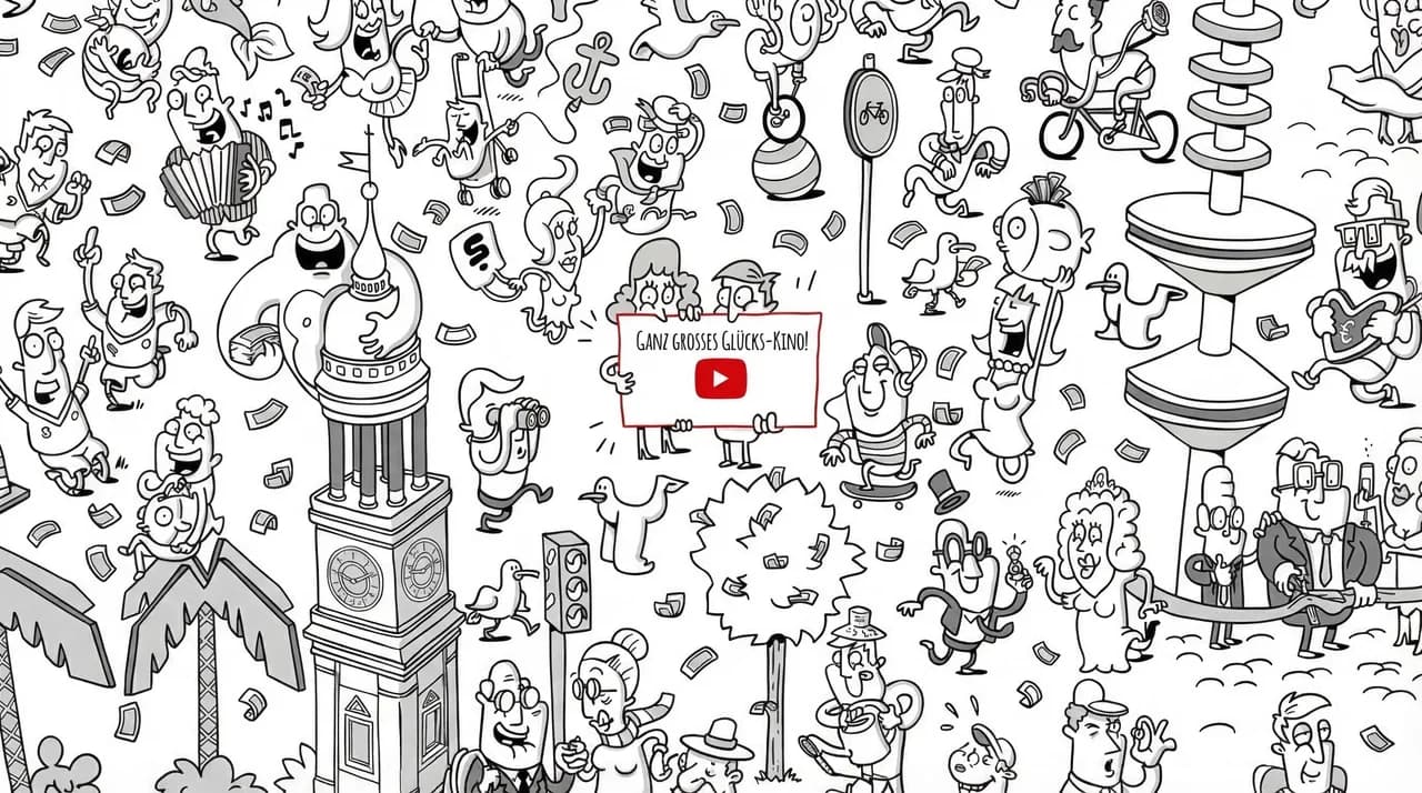 Digital campaign for lottery savings featuring Hamburg residents.