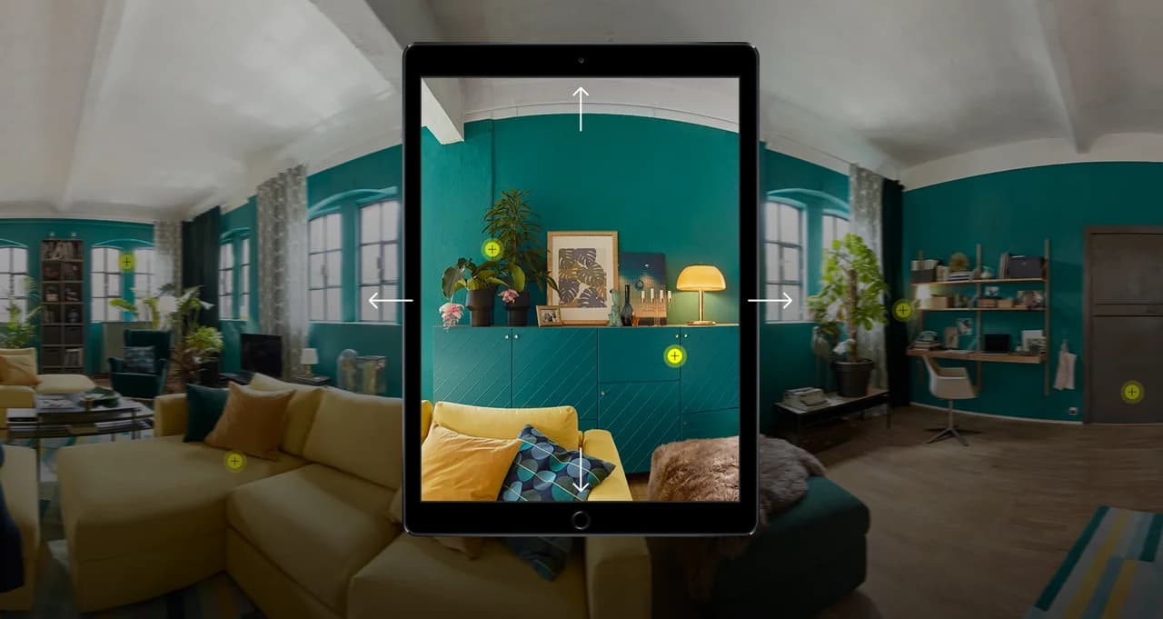 Cross-device experience from TV spot to web showroom.