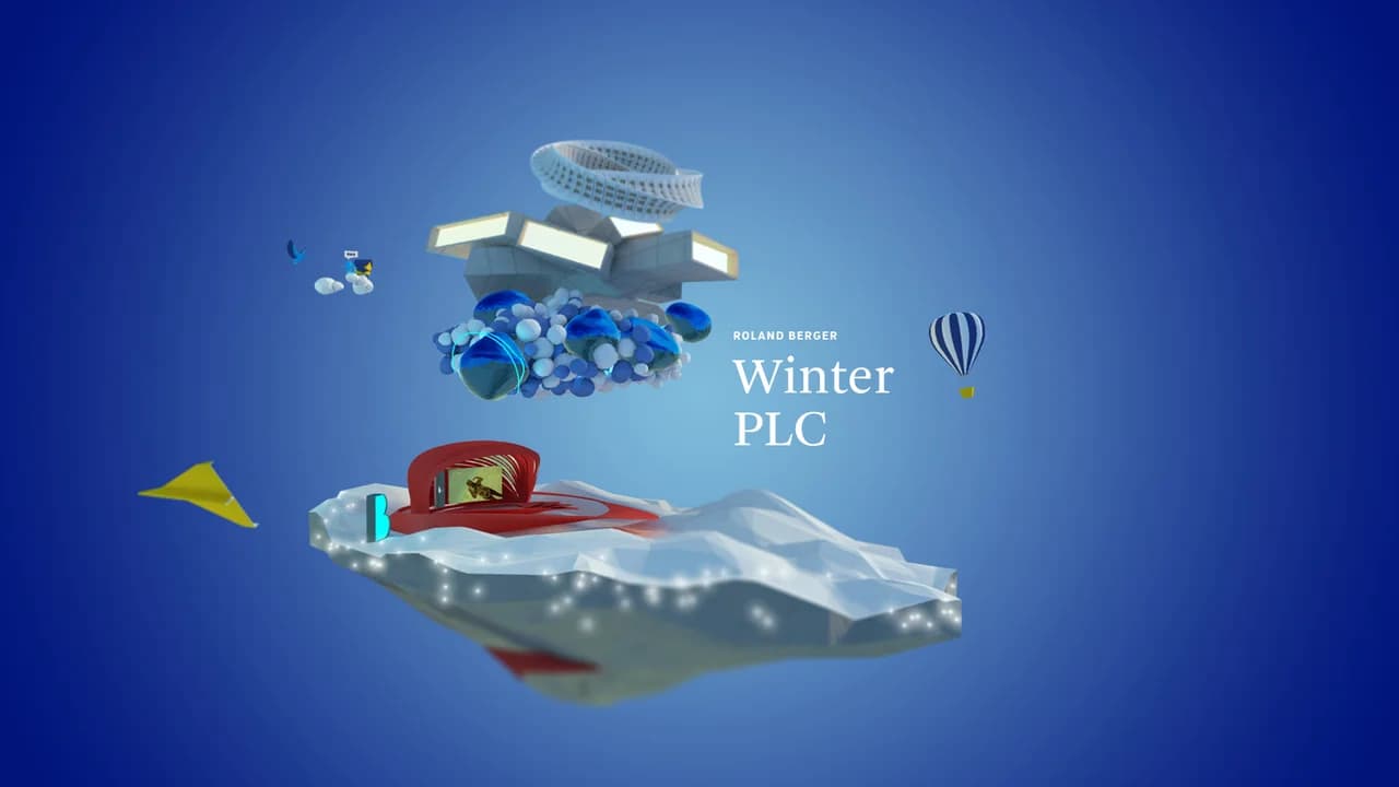 Custom virtual event experience on our corporate platform.