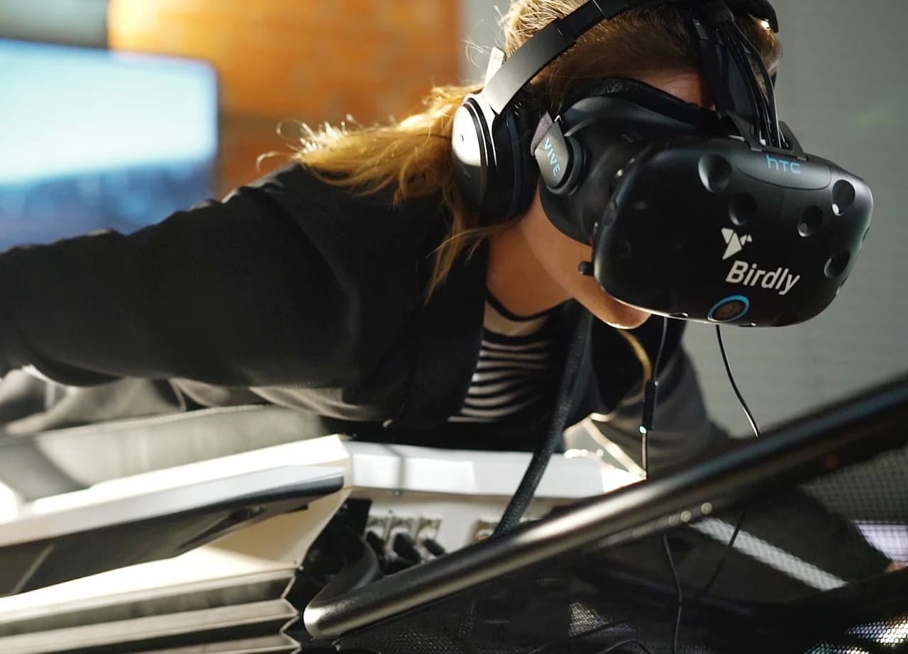 First 3D world for historical flight simulation in virtual reality.