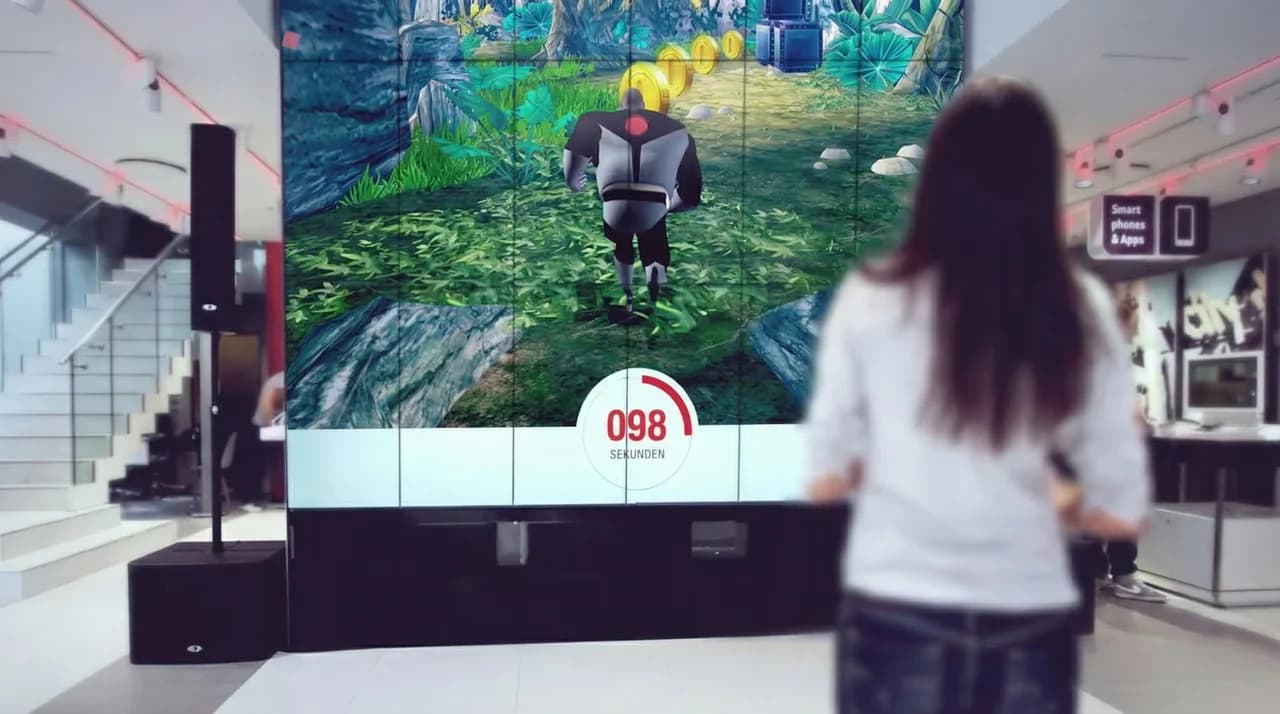 In-store gaming experience for the Vodafone flagship store opening.