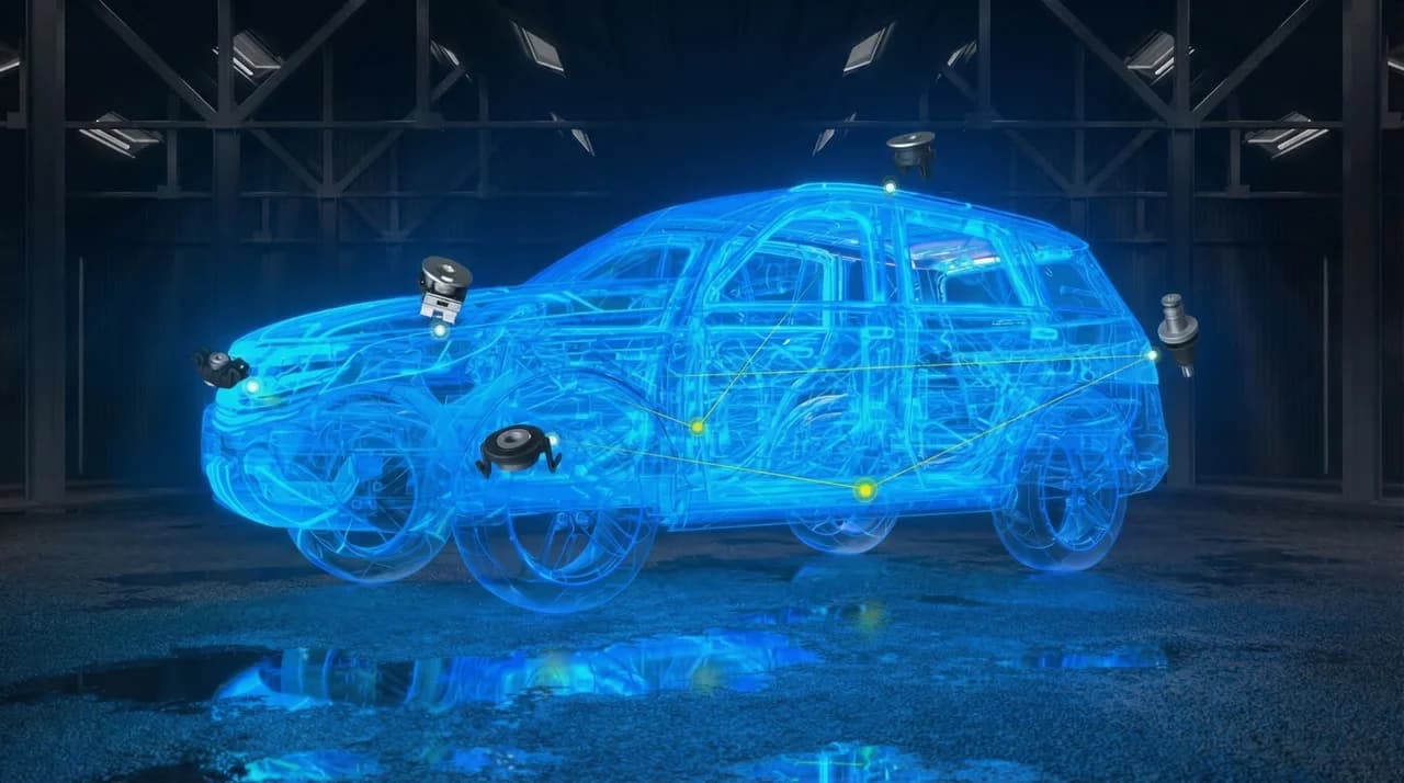 AR application for the smart fastening system in vehicle assembly.