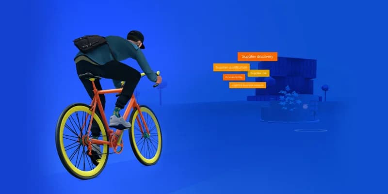Interactive 3D storytelling about business processes and supply chains.