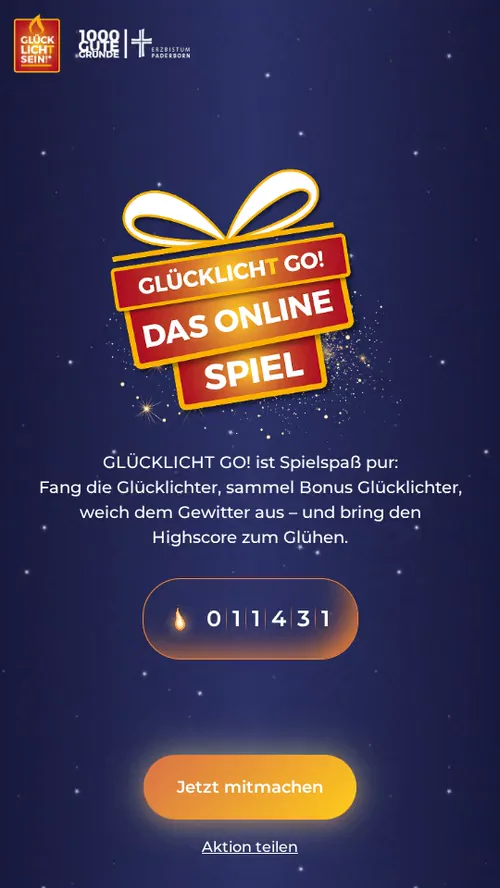 Spielszene aus Glückslichter
