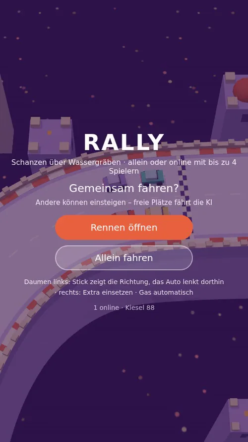 Spielszene aus Rally